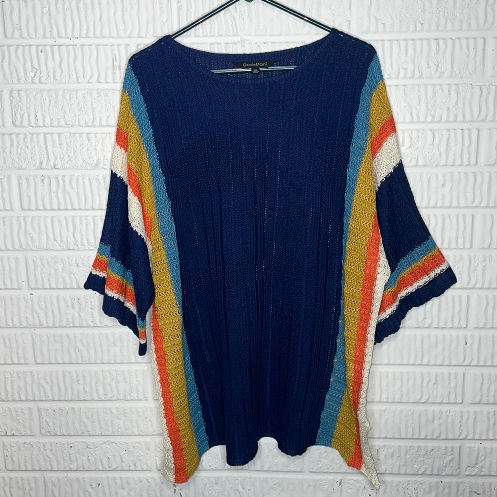 DAVI & DANI Multicolor Striped Sweater